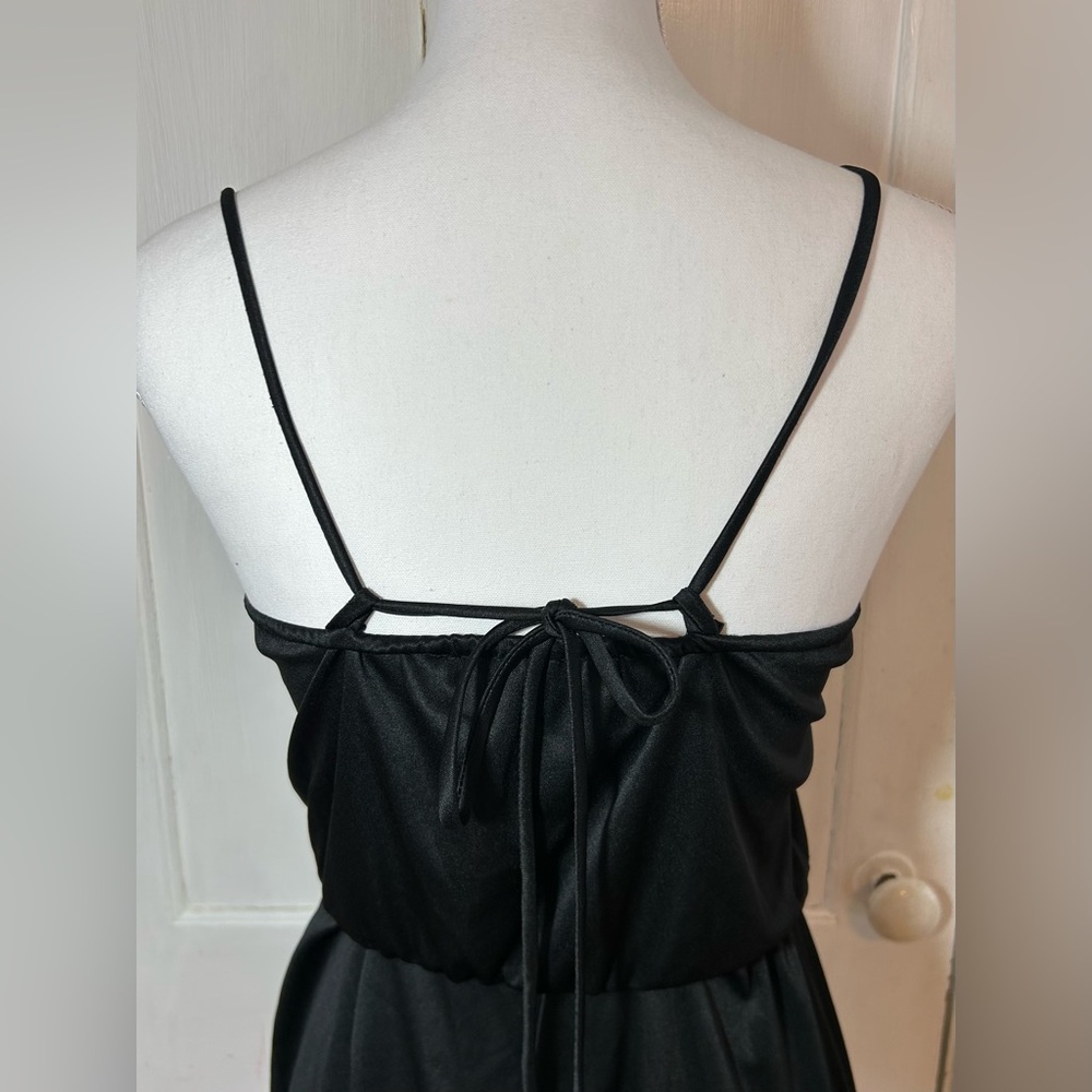 Vintage Black Grecian Costume Dress size Small - Picture 6 of 9